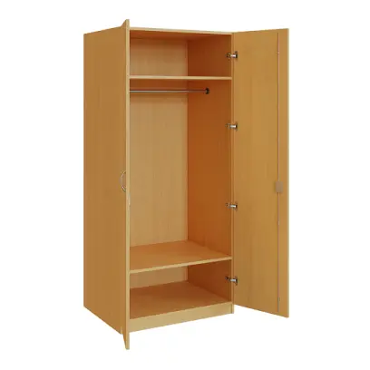 Q 22-80 skříň šatní, 2-dvéřová, 800x600x1800mm, buk royal